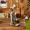 Accent Plus Home Decorative Solar Light-Up Bear Garden Statue